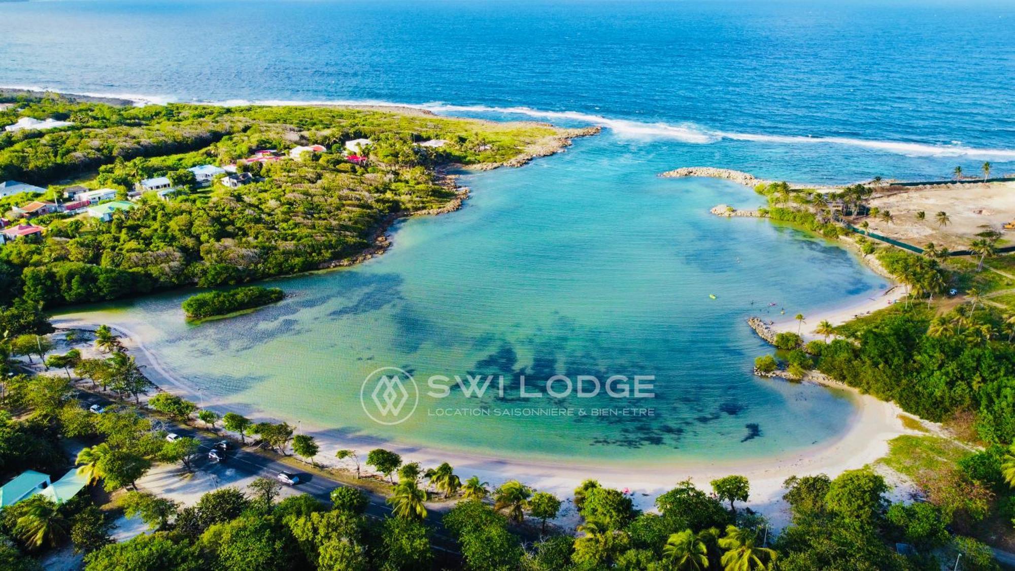 Swilodge Vue Sur Mer ! Petit Dejeuner Et Location De Voiture Possible Le Moule Kültér fotó